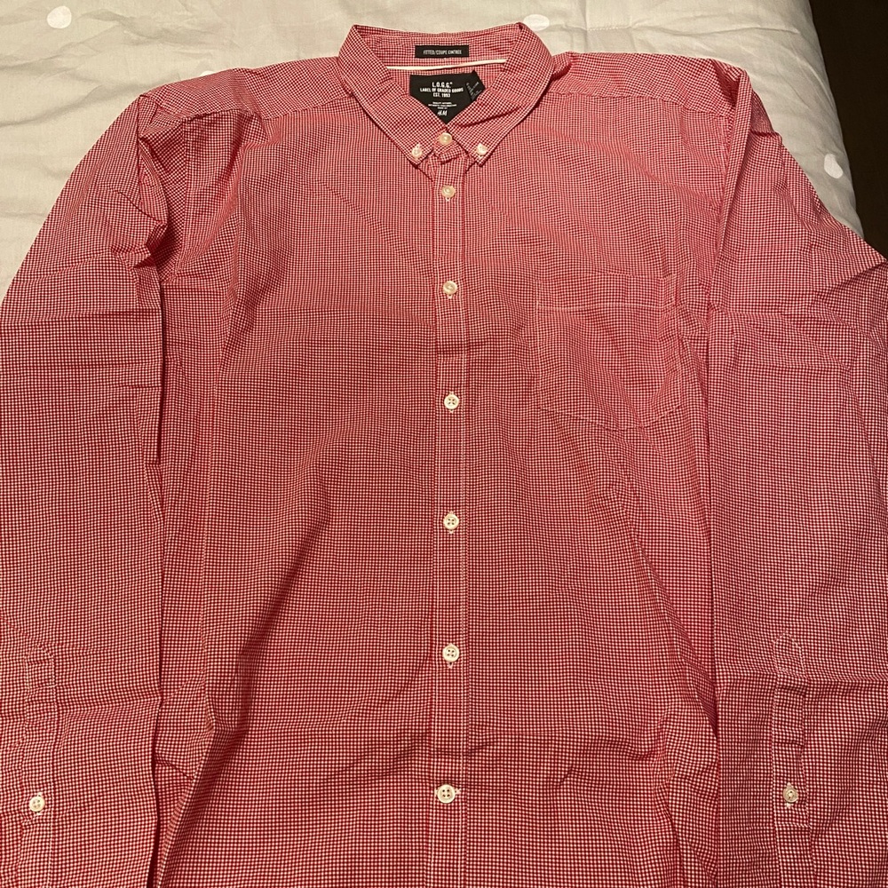 H&M Casual Button Down Gingham Shirt